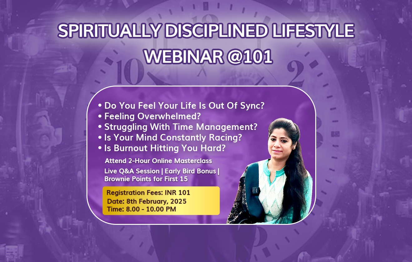 Spiritually Disciplined Lifestyle Webinar @101